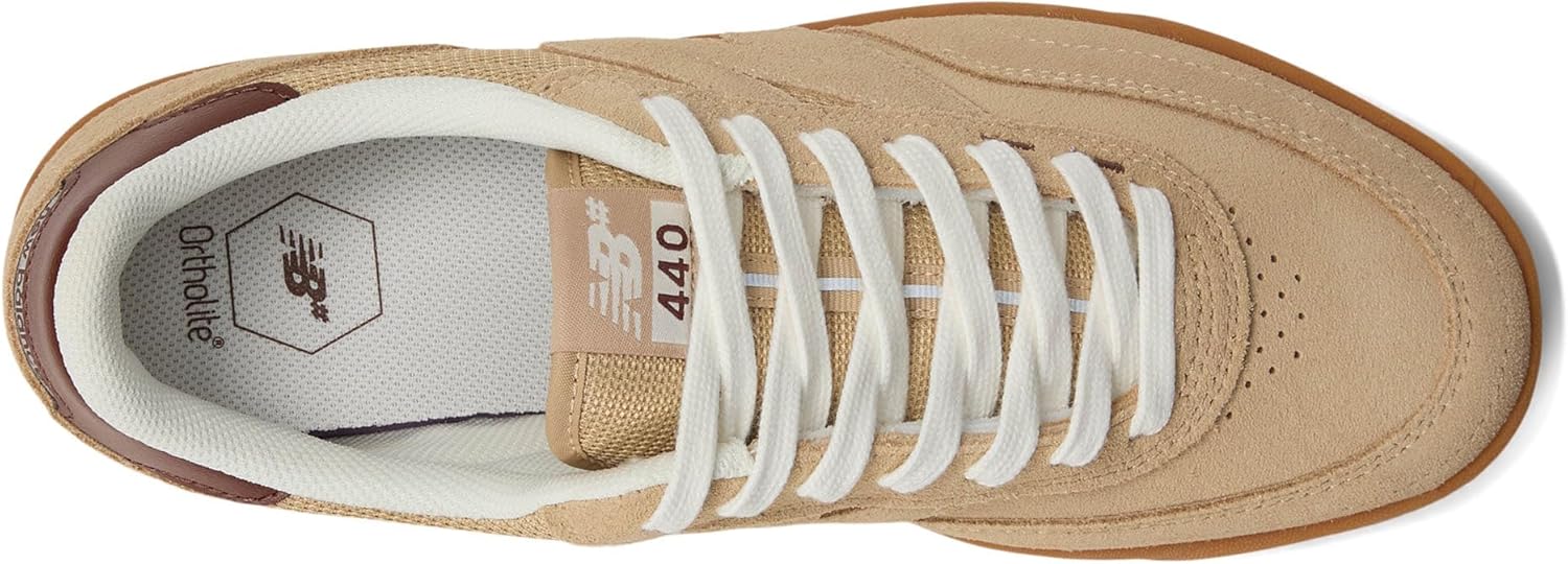 Кроссовки для скейтборда New Balance 440 V2 унисекс, Tan — фото 2