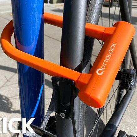 

SIDEKICK Компактный U-образный замок OTTO, цвет Otto Orange