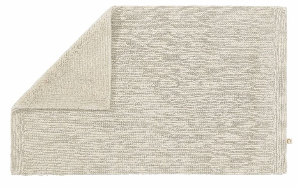 

Квадратный коврик для ванной Rhomtuft Pur 70 x 130 см, цвет камня, серый