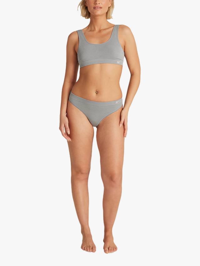 

Беспрошовный укороченный топ-бралетт Nudea, Storm Grey