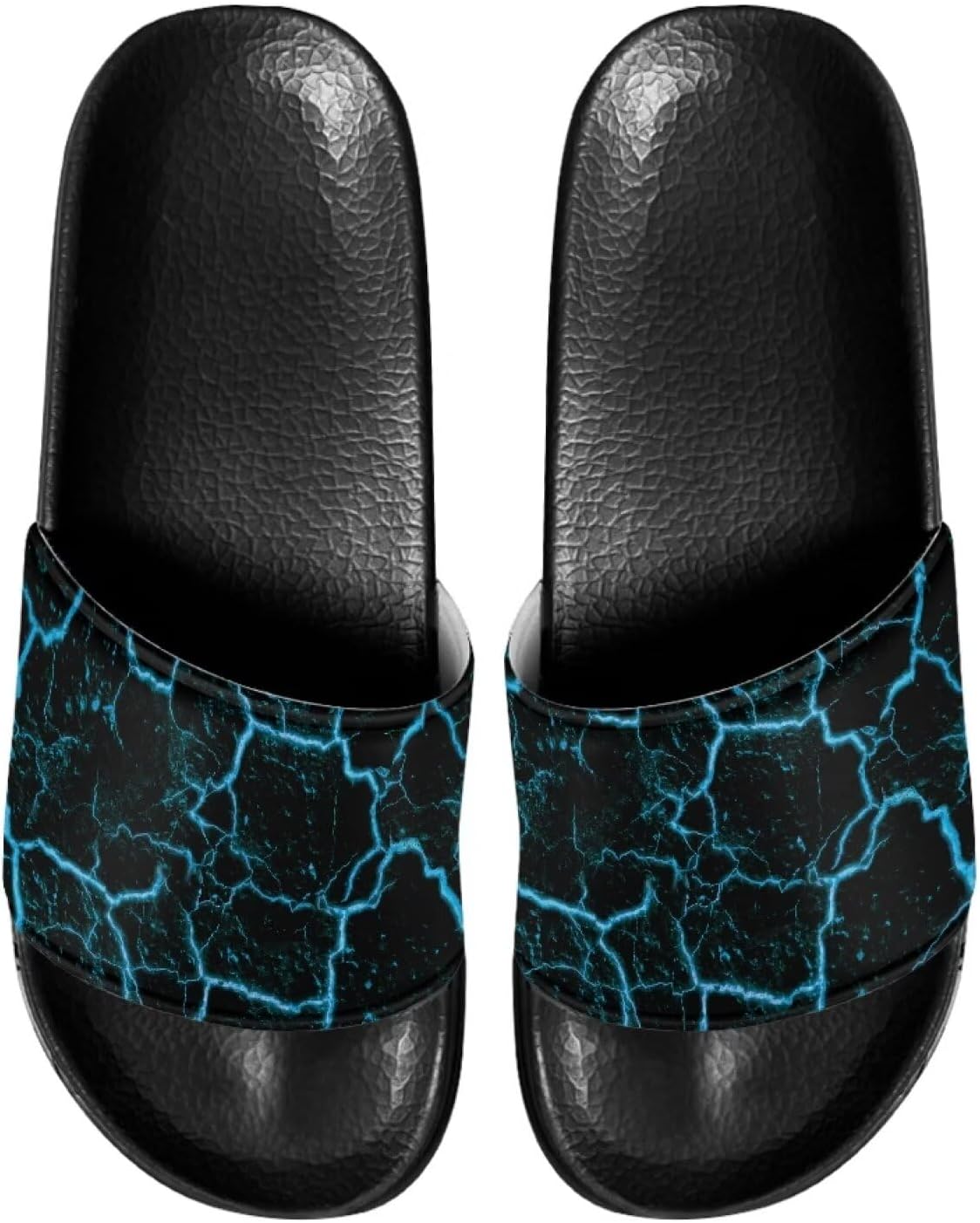 

Мужские Нескользящие сандалии с ЭВА, шлепанцы для бассейна, дома и пляжа, удобные с открытым носком, на плоской подошве, с одной лентой, для душа, с мягкой кожей Psesaysky, Lightning