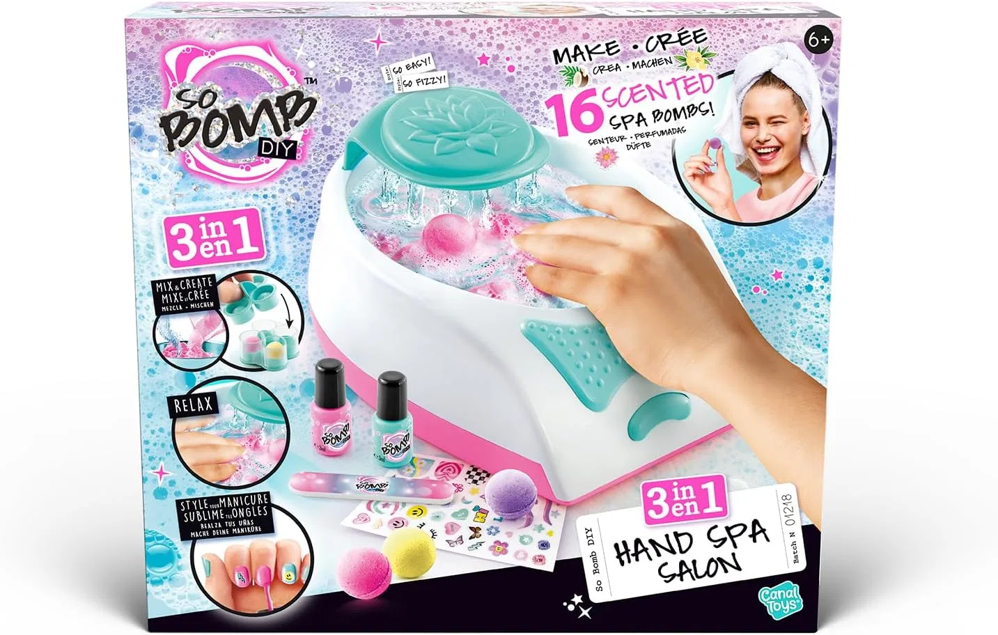 Детский набор для спа-маникюра 3-в-1 So Bomb от Canal Toys Canal Toys — фото 2