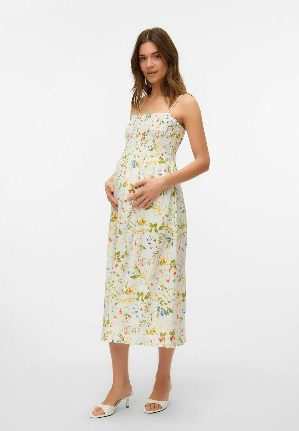 

Повседневное платье VMMEASY UMSTANDS Vero Moda, белый