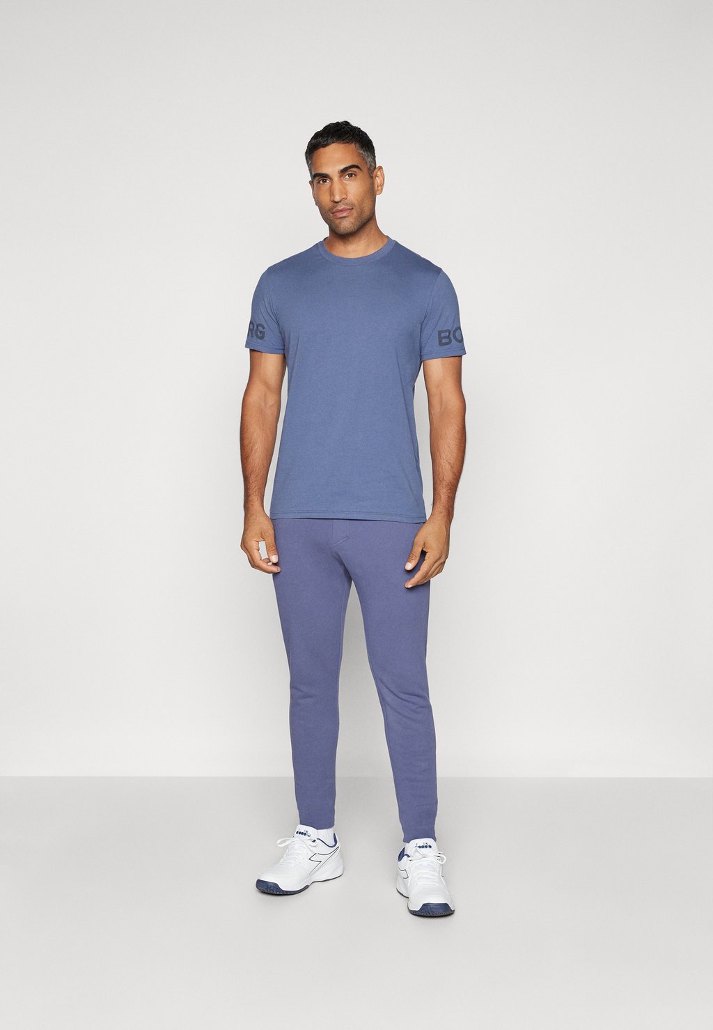 

Футболка с принтом Björn Borg, сине-серый