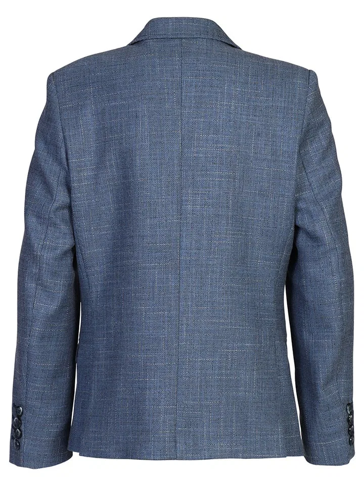 Сакко Slim fit в клетку G.O.L. FINEST COLLECTION, синий — фото 2