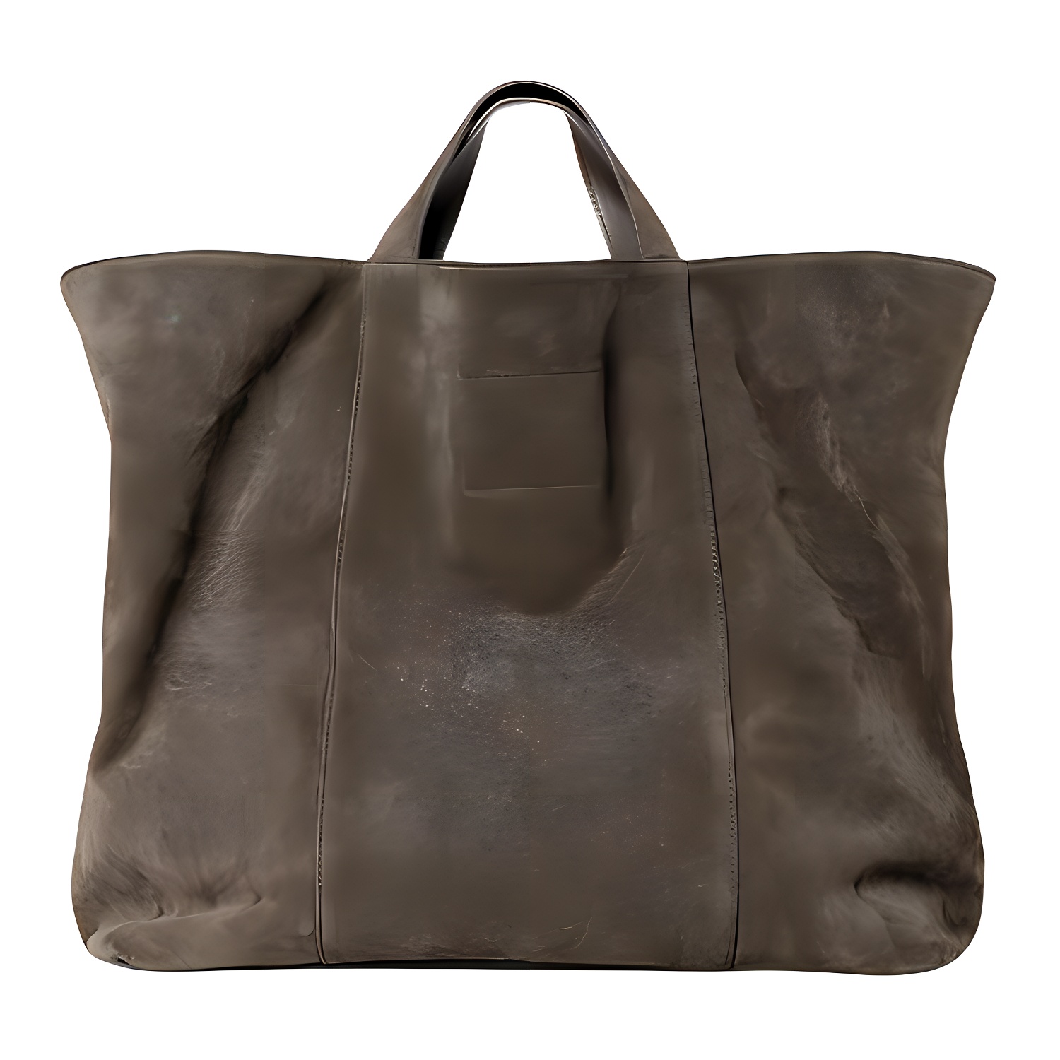 

COS Кожаная сумка-шоппер, Khaki