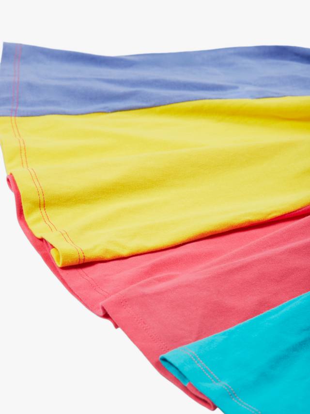 Детская юбка из органического хлопка с панелями Frugi, Rainbow — фото 3