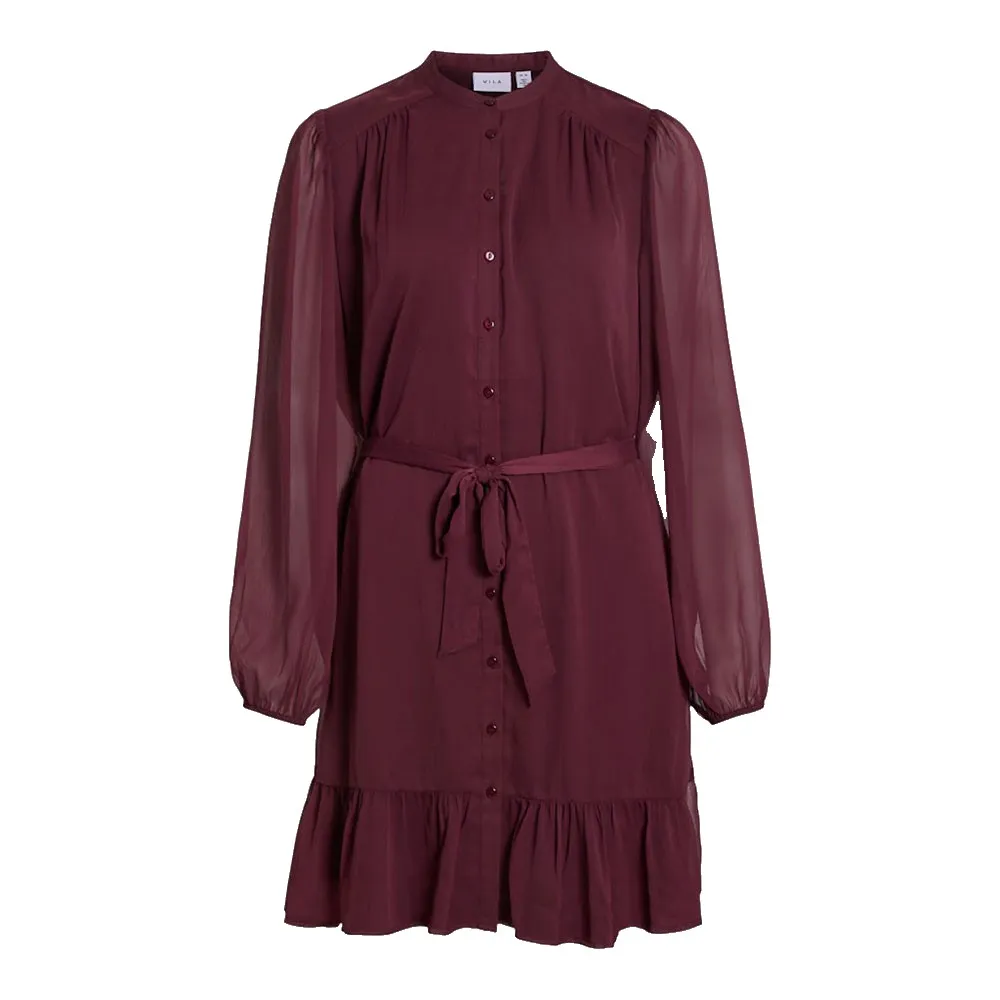 

Платье Vila Falia long sleeve, фиолетовый