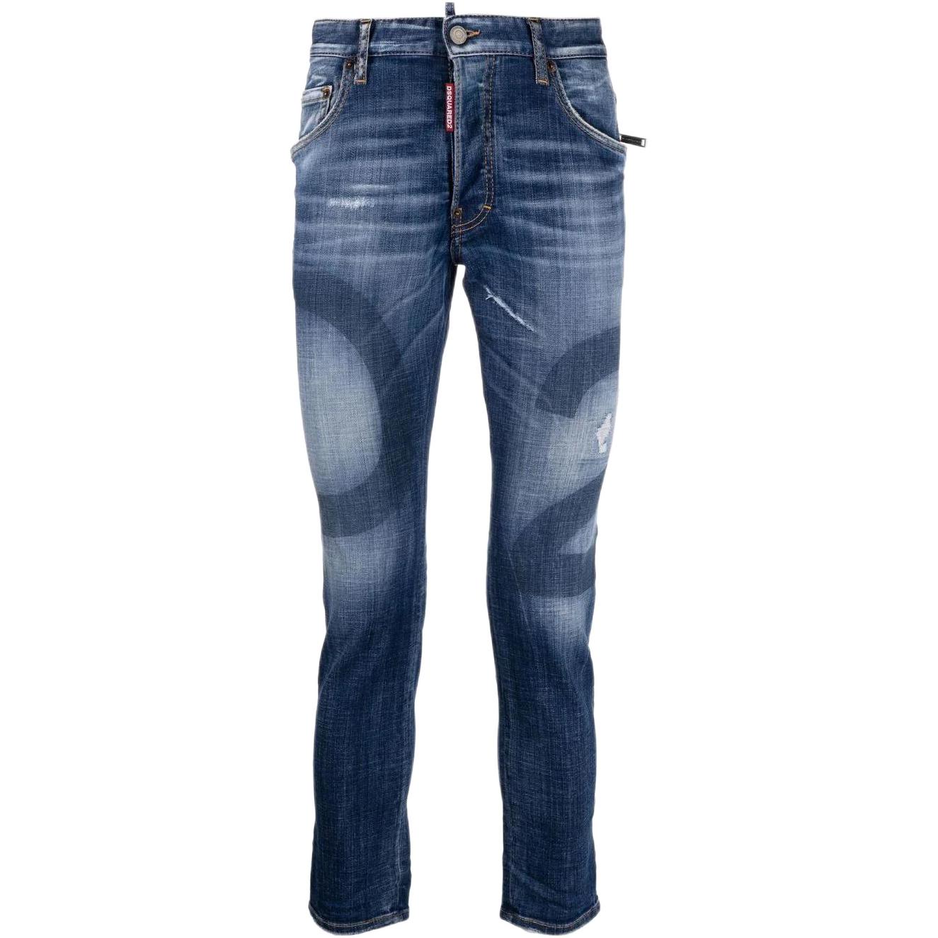 

Джинсы мужские джинсовые синие DSQUARED 2, синий