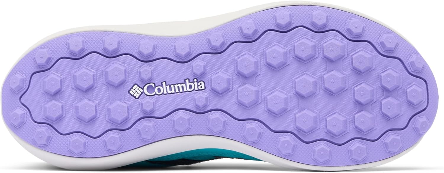 Водонепроницаемые унисекс-детские кроссовки Columbia Peakfreak Rush, Geyser/Paisley Purple — фото 2