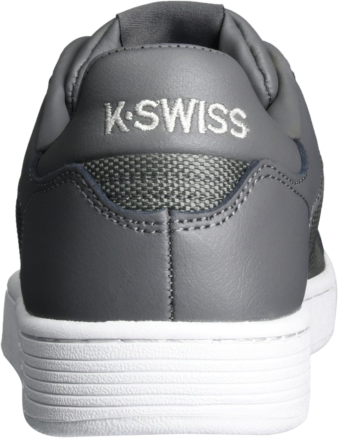 Мужские модные кроссовки K-Swiss Clean Court, белый/угольный — фото 3