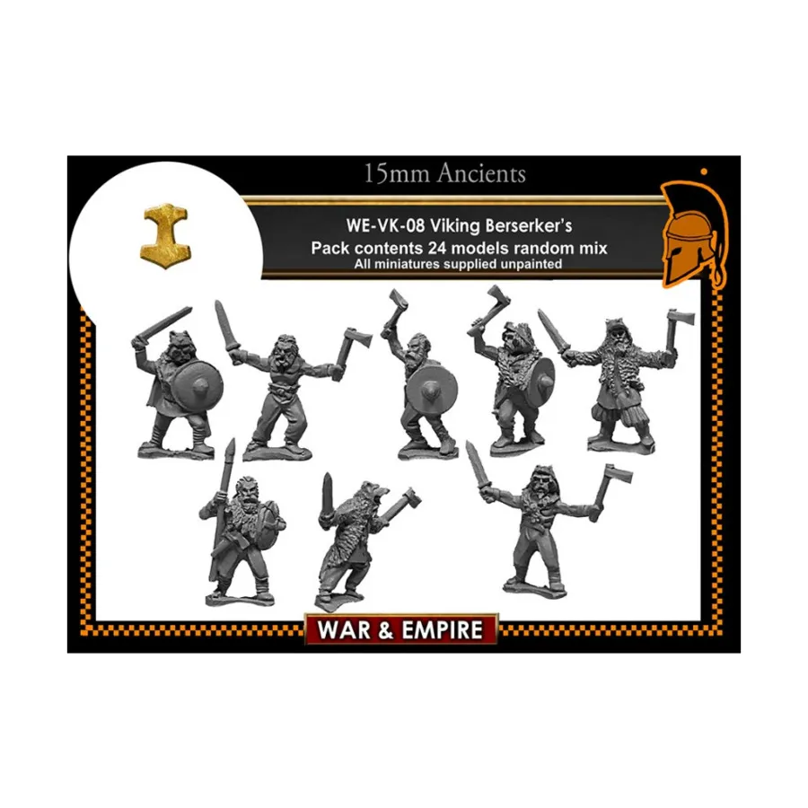 

Берсерки, War & Empire - Dark Ages Miniatures - Viking (15mm)