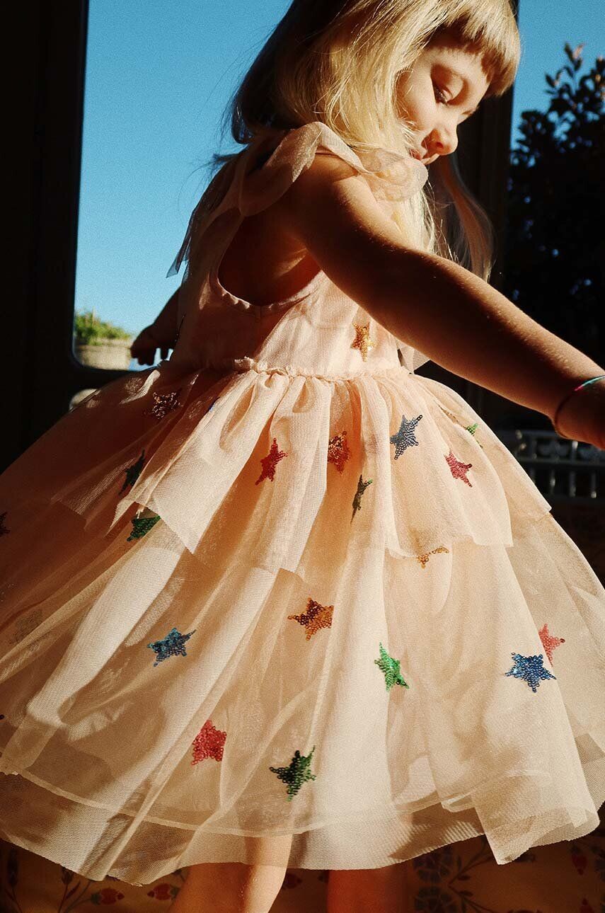 

Платье для маленькой девочки Konges Sløjd YVONNE FAIRY DRESS, бежевый