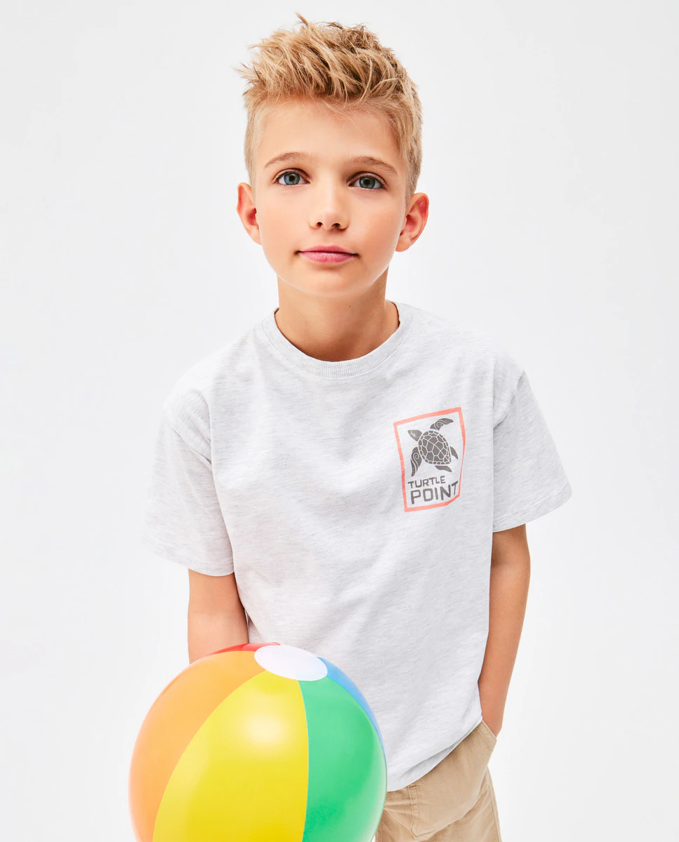 

Футболка для мальчика с короткими рукавами и принтом Kids El Corte Inglés, черный