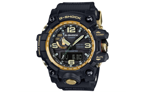 

Land Series Big Mud King Solar Movement Resin Strap Часы Мужские часы с черным циферблатом G-SHOCK
