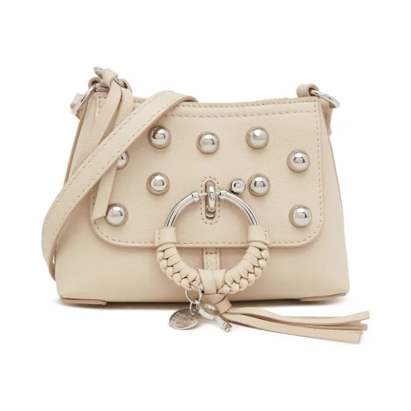 

Кожаная сумка через плечо See by Chloé, бежевый