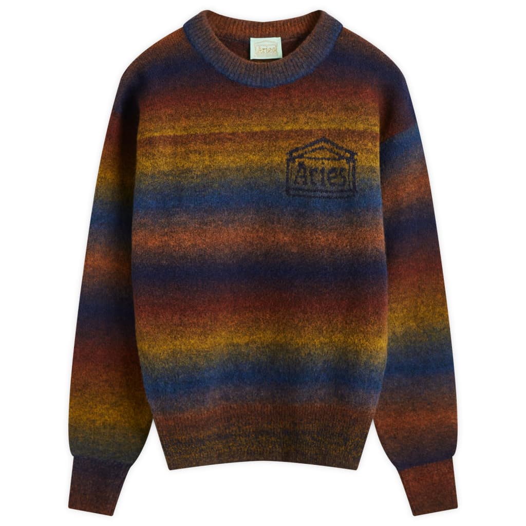 

Букле трикотаж Space Knit Aries, мультиколор