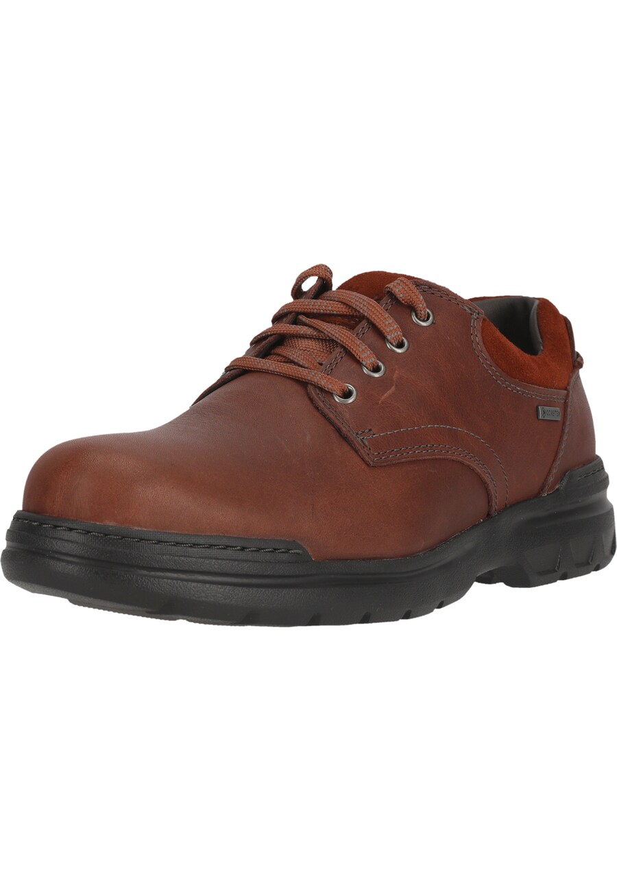 

Туфли на шнуровке CLARKS Rockie Walk GTX, коричневый