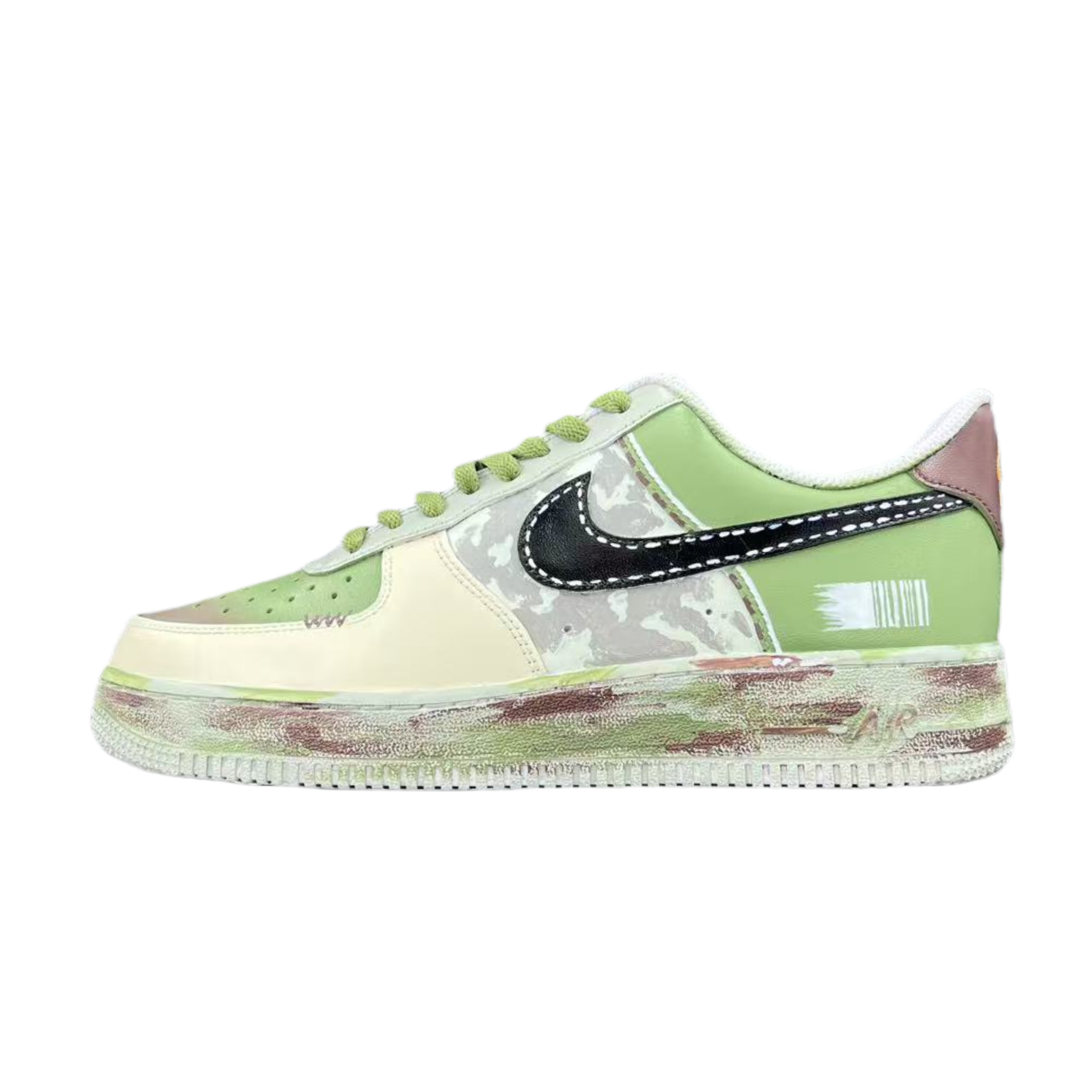 

Nike Кроссовки Air Force 1 Low Top для скейтбординга, мужские, зеленые