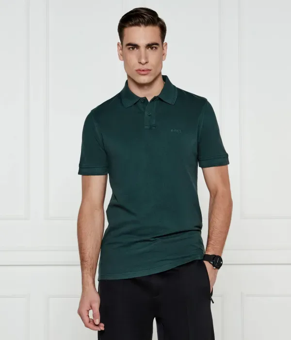 Поло Prime regular fit Boss Orange, морской
