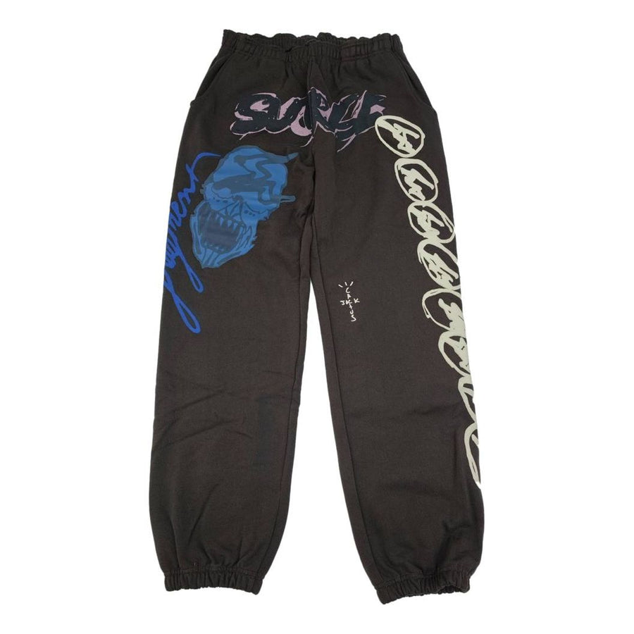 

Спортивные брюки Travis Scott Cactus Jack For Fragment Sunrise Sweatpants 'Washed Black', черный