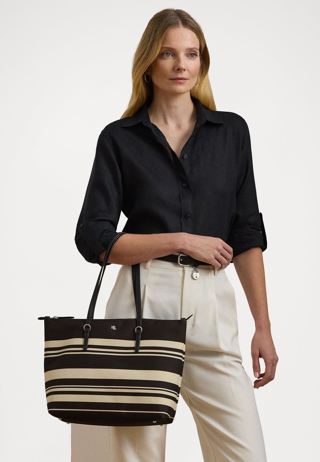 

Сумка для покупок NYLON MEDIUM KEATON TOTE BAG Lauren Ralph Lauren, мультиколор