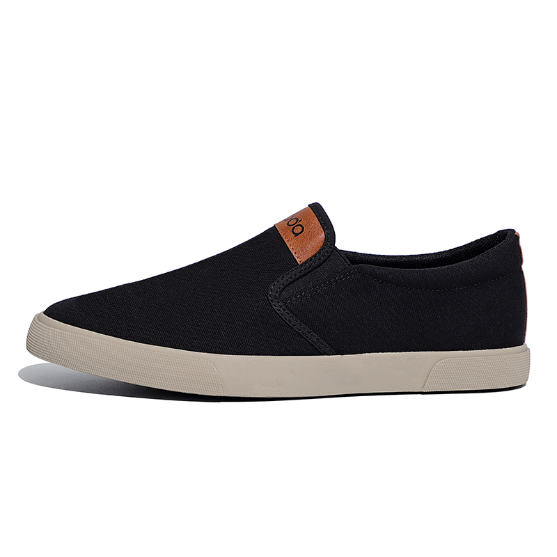 

Кеды Durable Breathable Lightweight Low-Top Canvas Shoes Men's Baoda, All Black
