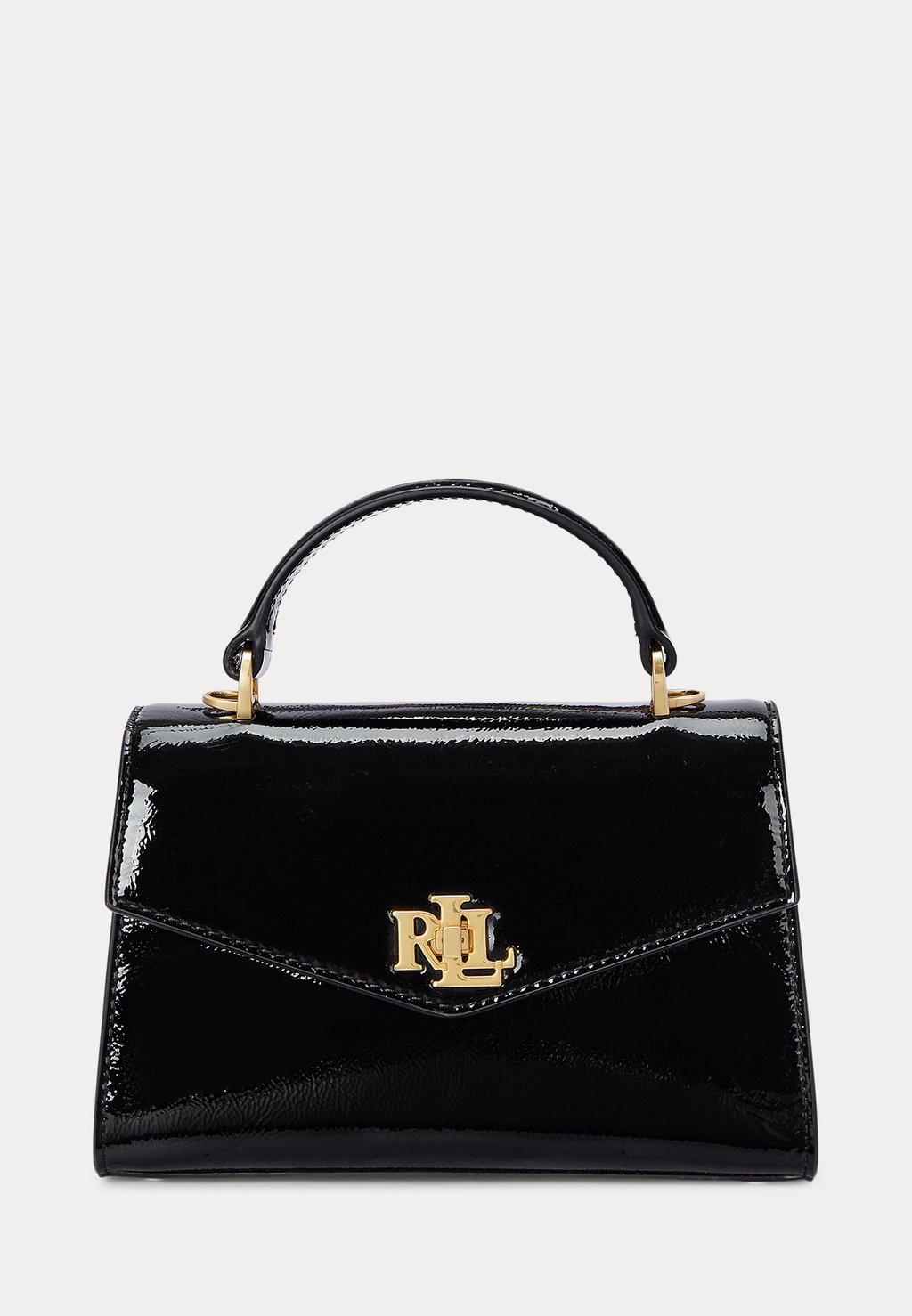 

Сумка PATENT LEATHER SMALL FARRAH SATCHEL Lauren Ralph Lauren, черный