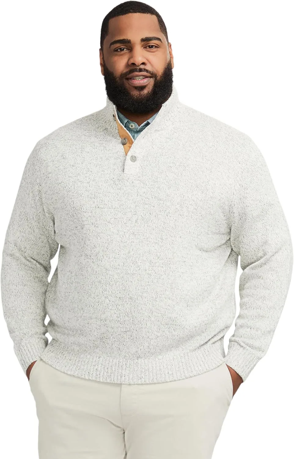 

Izod мужская толстовка с кнопками Big and Tall
