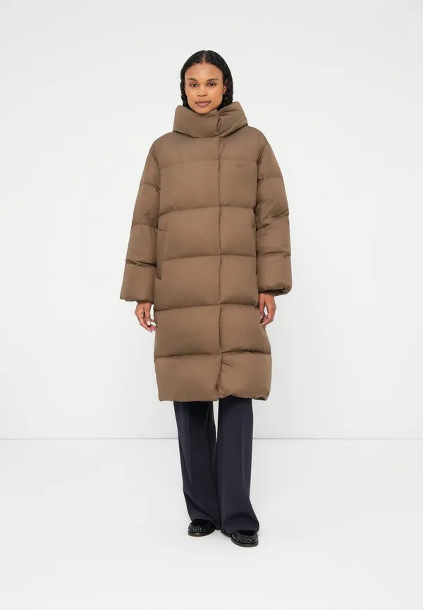 Водоотталкивающее пуховое пальто-накидка с длинным кроем Tommy Hilfiger, Nordic Taupe