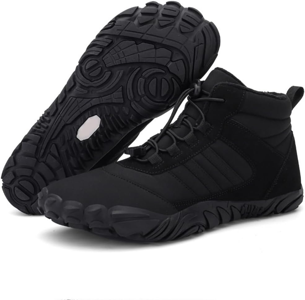 

SWZEC Здоровые нескользящие и водостойкие ботинки для ходьбы босиком, черный