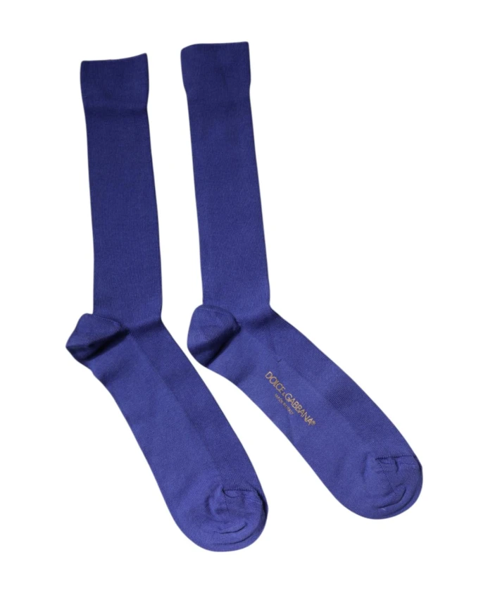 

Фиолетовые хлопковые носки с логотипом Dolce & Gabbana, фиолетовый