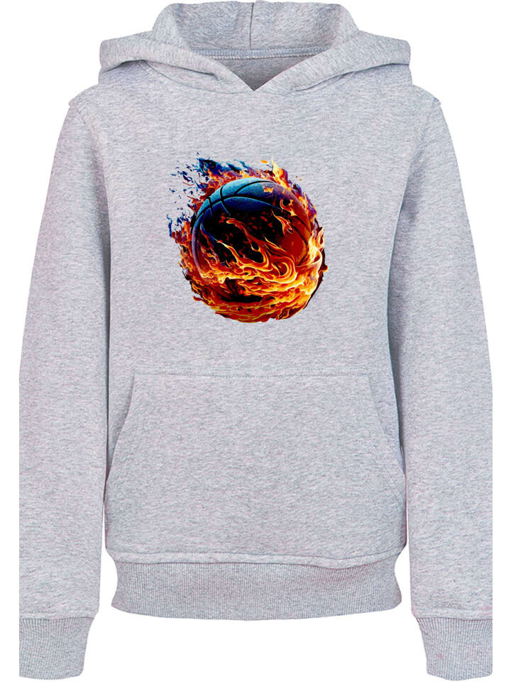 

Пуловер F4NT4STIC Basketball On Fire Sport UNISEX, пестрый серый