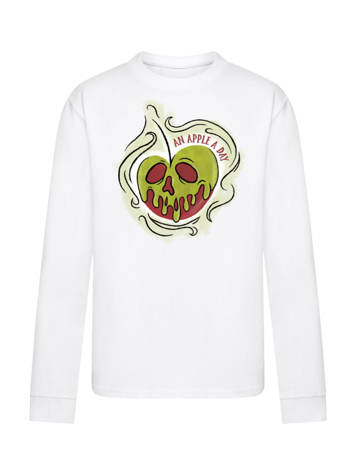 

Футболка F4NT4STIC Langarm T-Shirt Disney Bösewichte An Apple A Day, белый
