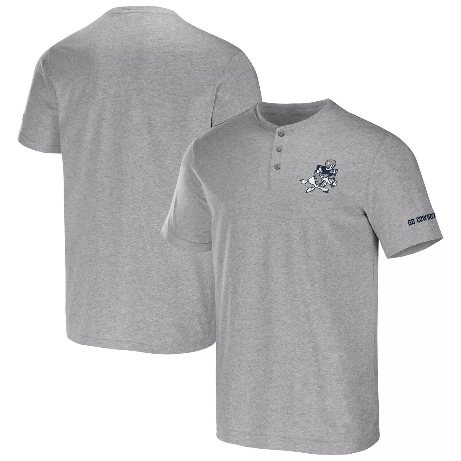 

Мужская футболка Henley из коллекции NFL x Darius Rucker от Fanatics Heather Grey Dallas Cowboys