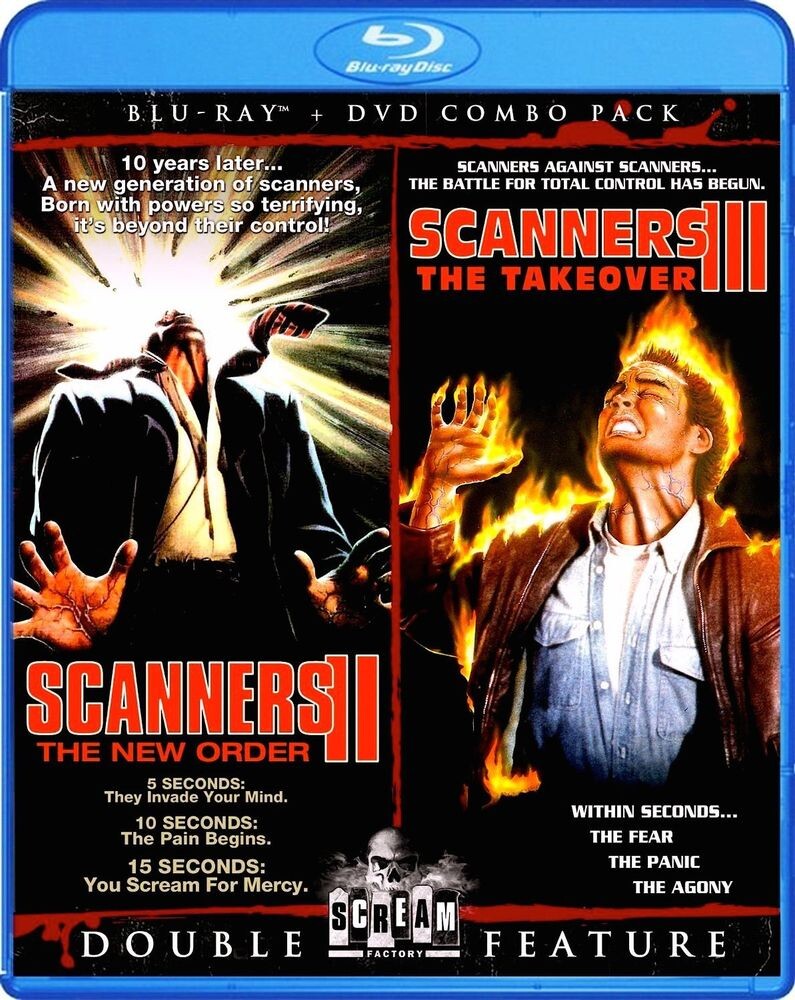 

Диск Blu-ray Scanners II: New Order / Scanners III: Take Over