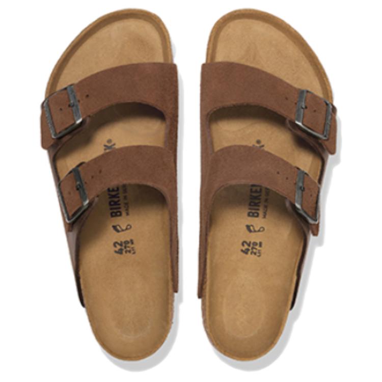 Сандалии Birkenstock Arizona Mixed Leather, коричневый — фото 3