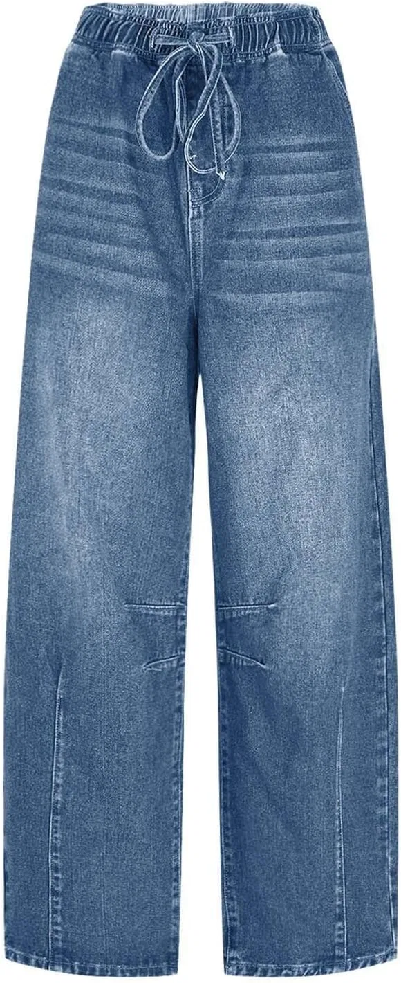 Джинсы свободные Women's, Loose Fit, Light Blue