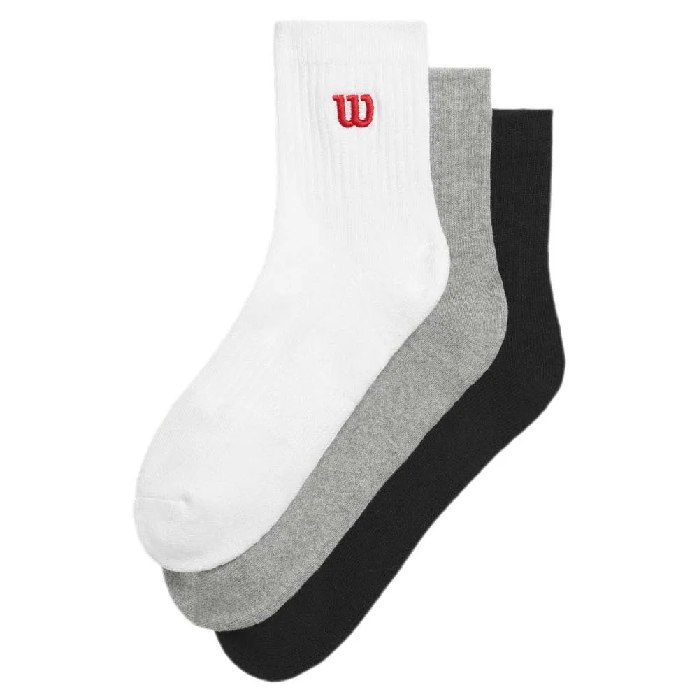 

Носки 3 шт Wilson Quarter Top, разноцветный