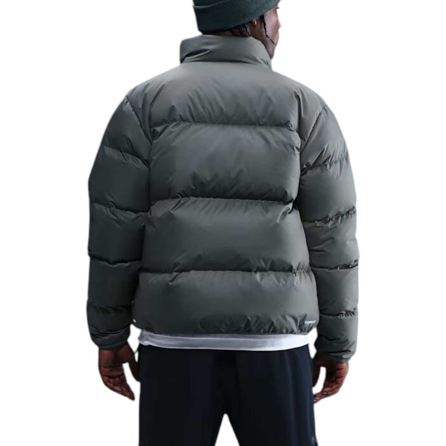 Куртка Nike Sportswear Club Therma-FIT Puffer Jacket 'Iron Grey White' — фото 4
