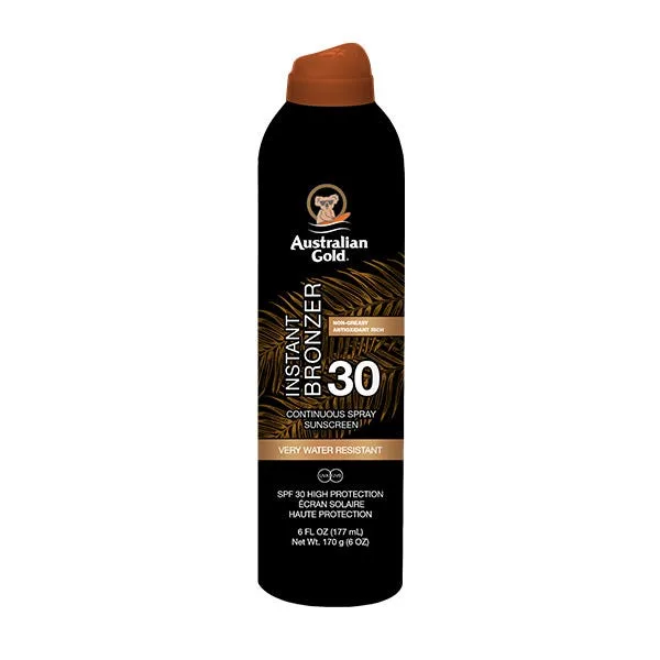 Солнцезащитный спрей SPF 30 AUSTRALIAN GOLD Instant Bronzer 177 мл