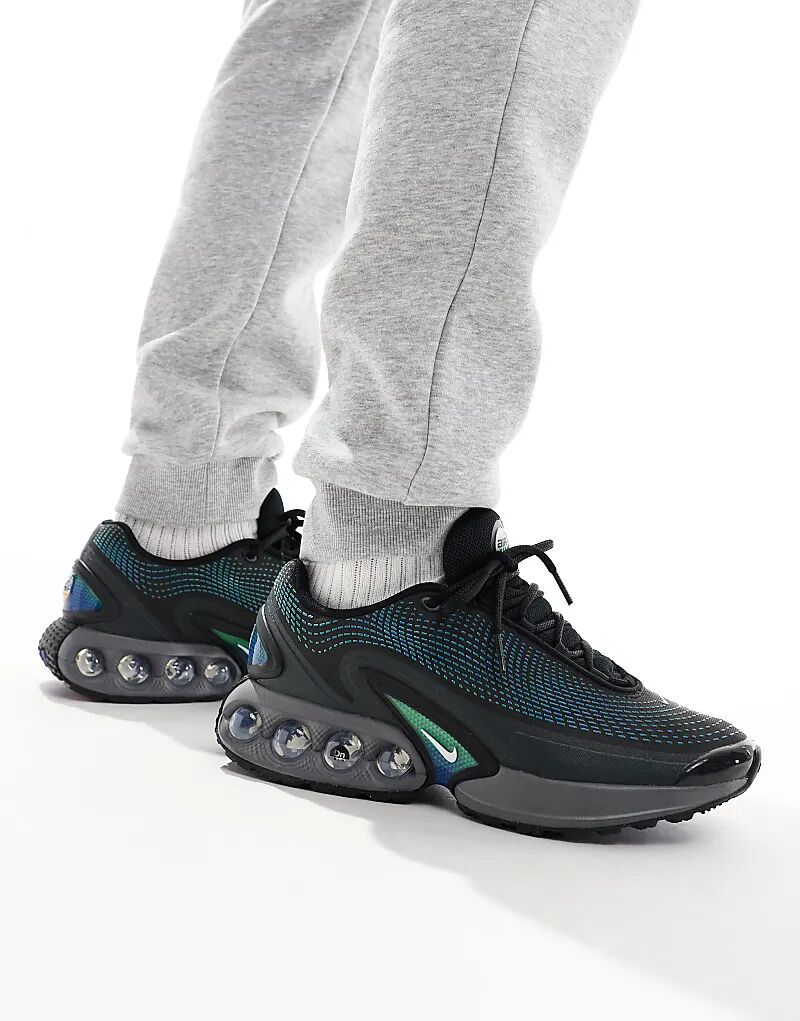 

Кроссовки Air Max DN черного и синего цвета Nike