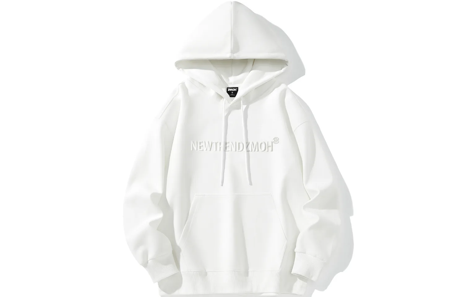 

Толстовка Unisex Hooded Moderate Regular ZMOH, белый