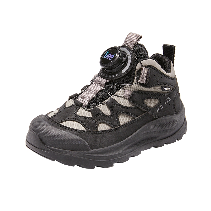 

Износостойкие низкие детские кроссовки для повседневной жизни Lee, черный