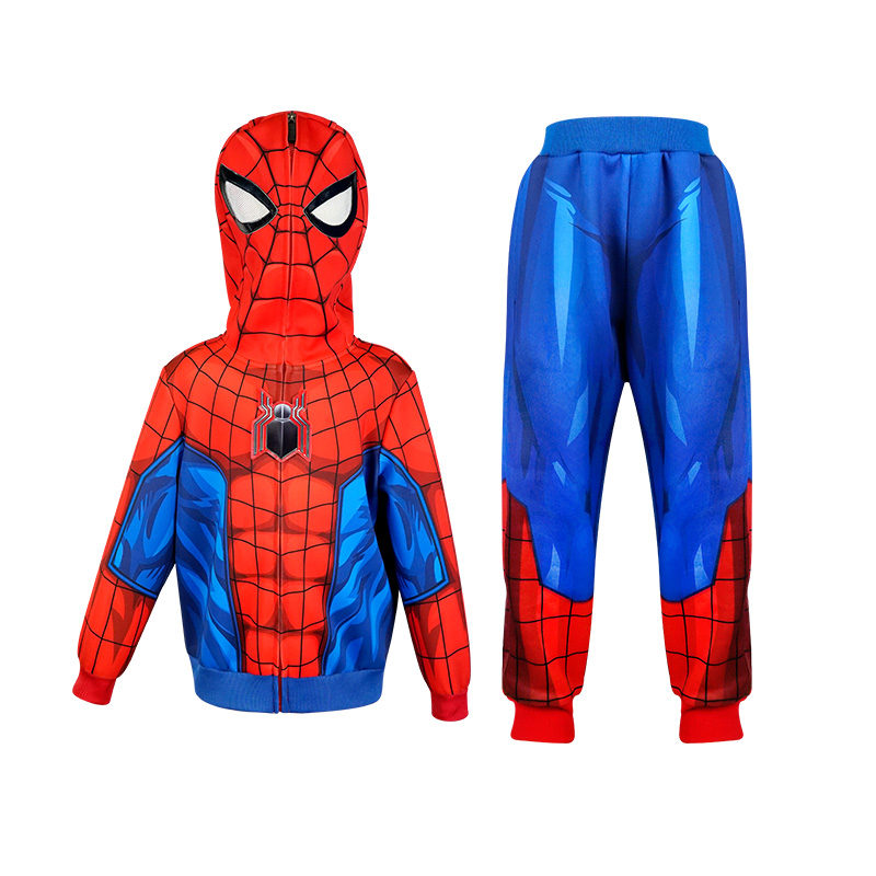 Manwei повседневная спортивная одежда spider man для детей 3-7 лет IKALI, Spider-Man — фото 3