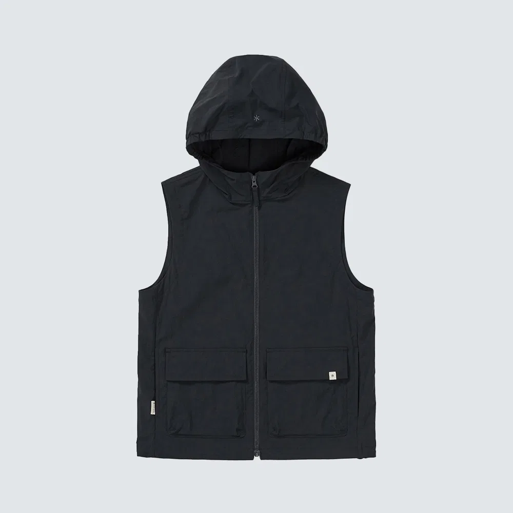 Детский охлаждающий жилет с капюшоном Root тёмно-синего цвета от Snowpeak Apparel Kids — фото 2