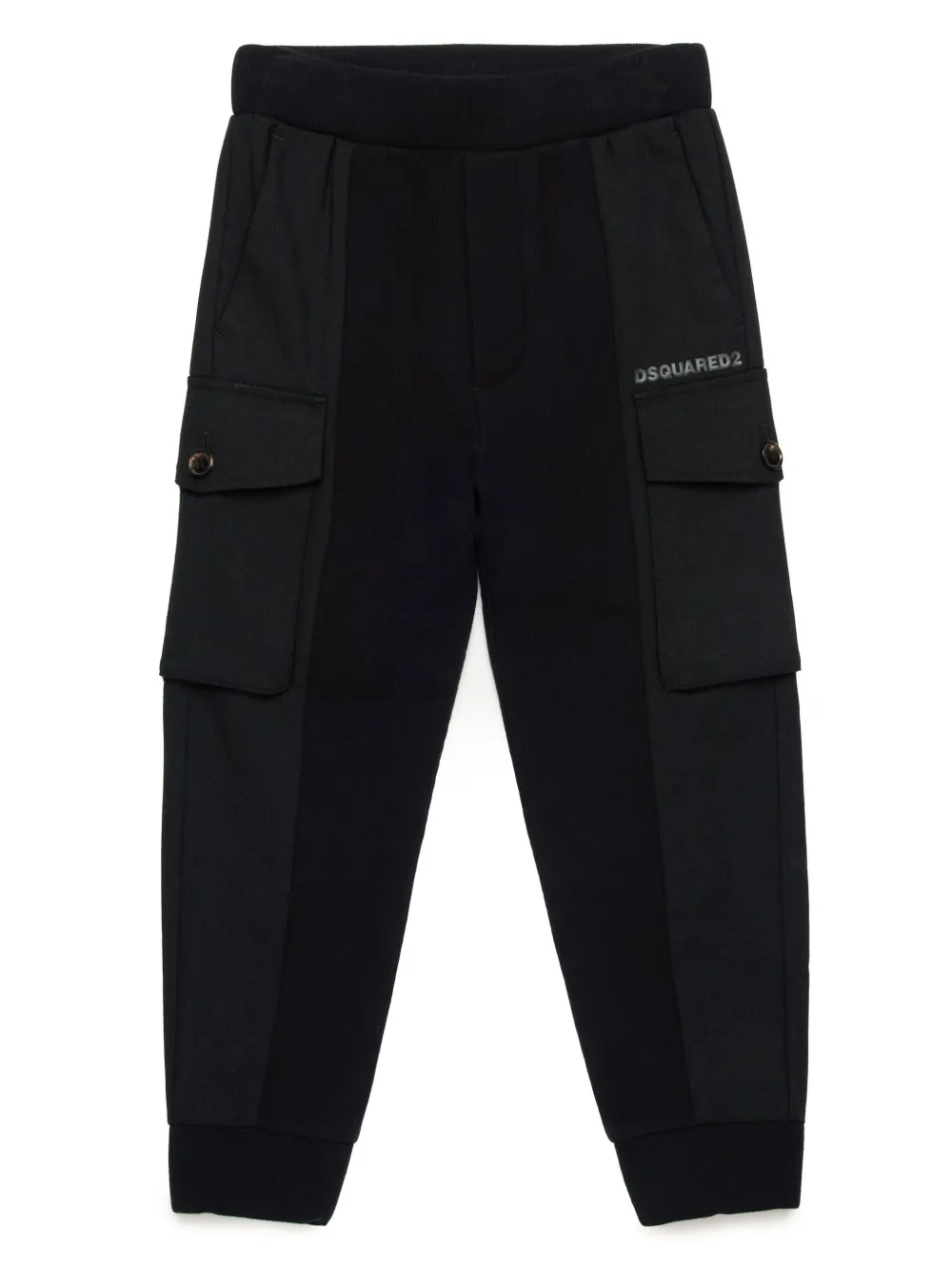 

Брюки карго с логотипом DSQUARED2 KIDS, черный