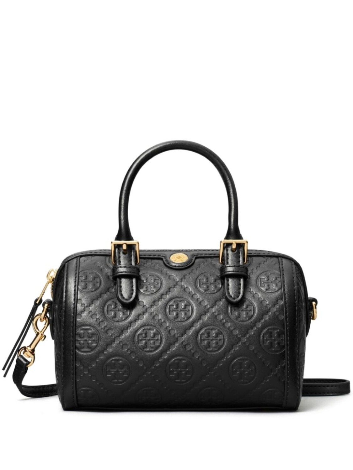 

Tory Burch маленькая сумка-бочка T Monogram, черный