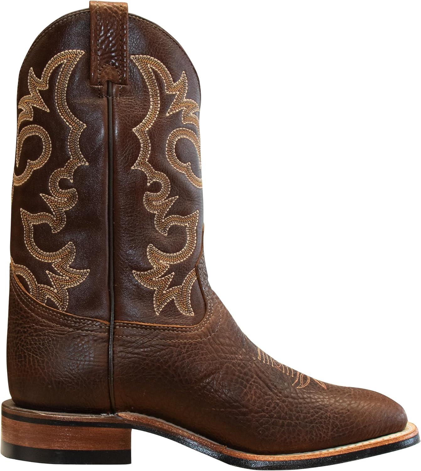 Мужские вестерн-бутсы Canada West Brahma Ropers коричневые Canada West Boots — фото 4