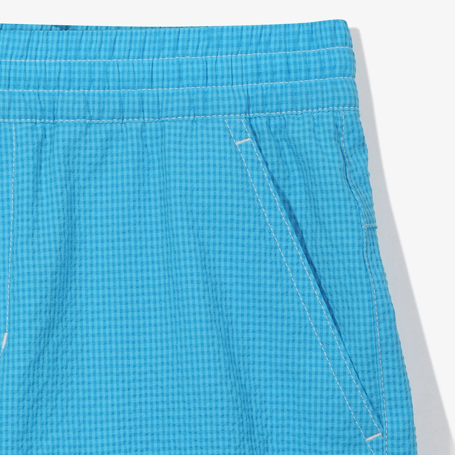 Детские шорты Nature Seersucker длиной 5/8 синие от Fila Kids — фото 2